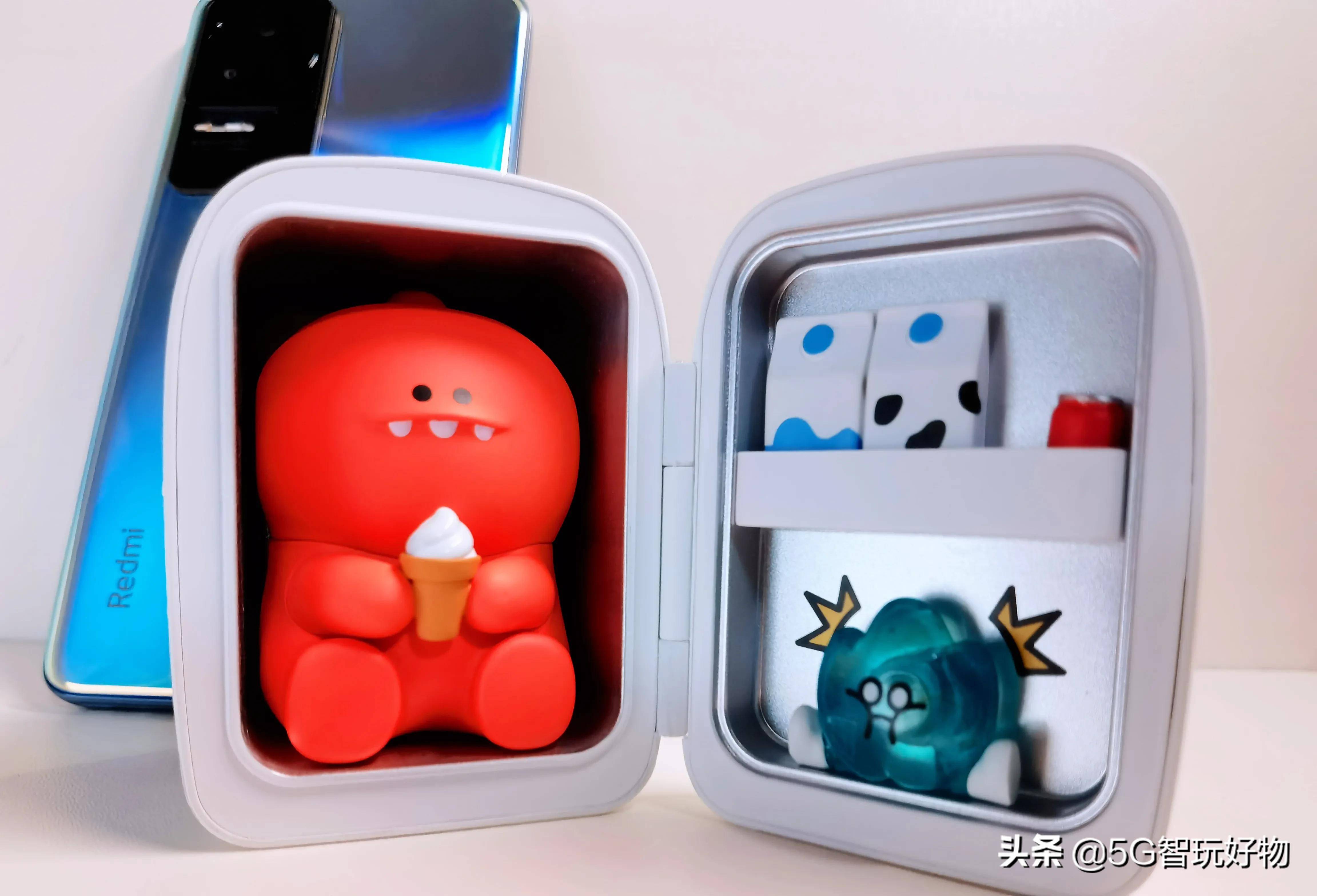 卢伟冰给的运气一次拿到隐藏款小米redmi潮流限量盲盒体验