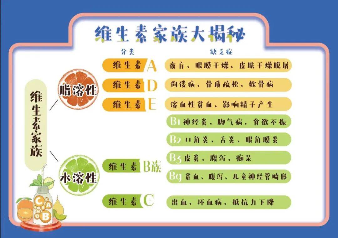 揭秘維生素:abcd.你缺哪種?