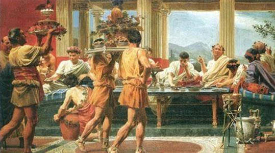 古希腊人在喝酒前,为什么要祭酒,有时候还得先洗脚?