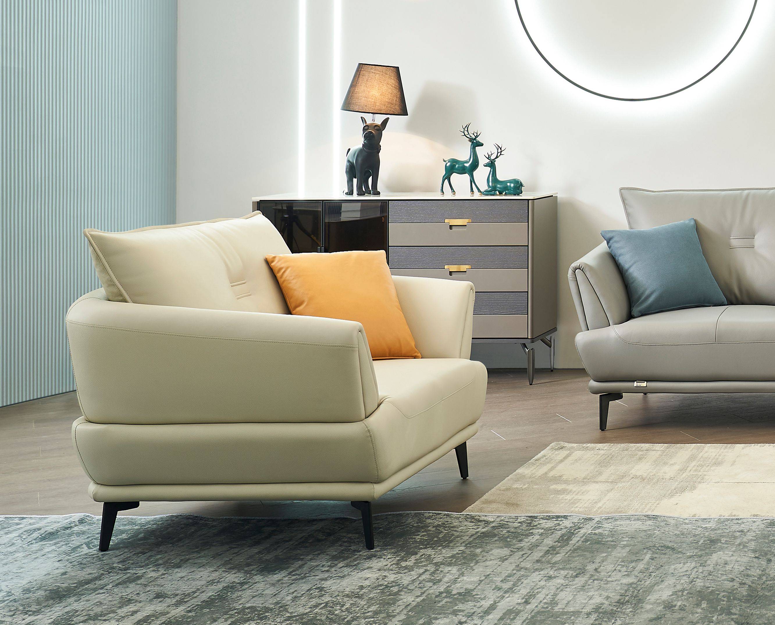 莫尔本家居 | 治愈系, 奶油色系的家_沙发_家门_气质