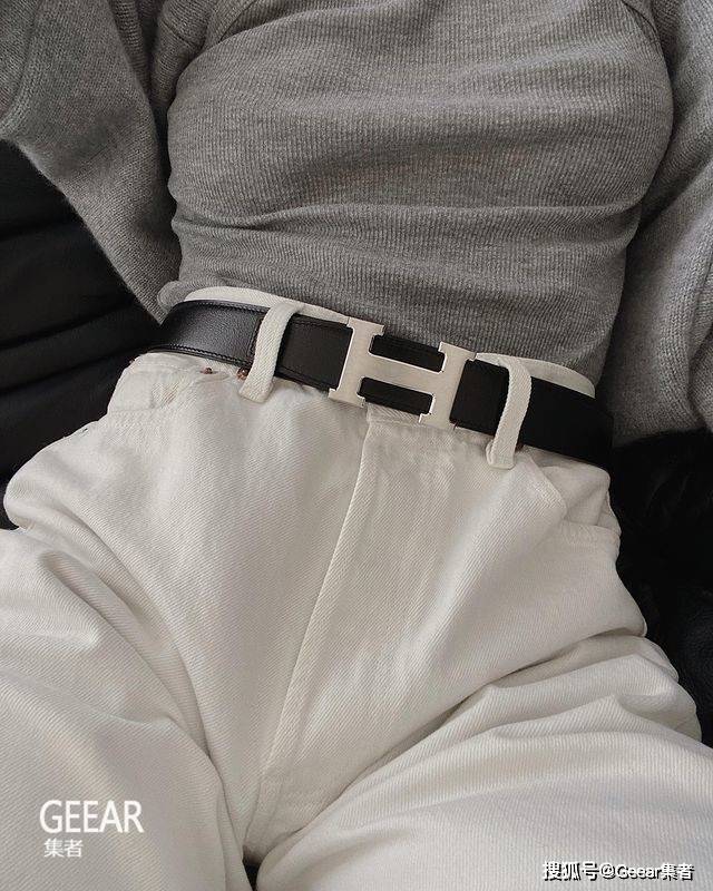 爱马仕极简h皮带为穿搭多一分利落率性