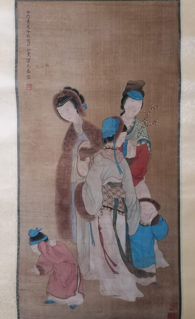 清代金门画史冷枚如意馆人物画