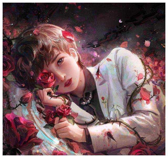 周深强忍着泪水但终究没有忍住玫瑰少年