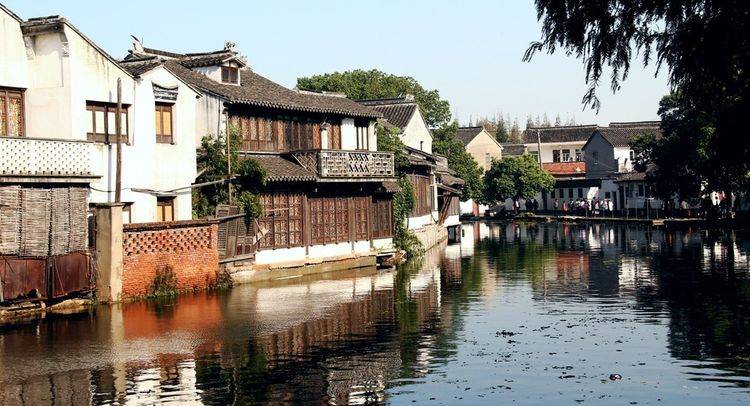 原创青浦区一低调古镇于繁华闹市的一片安逸之地简单朴素游客超少