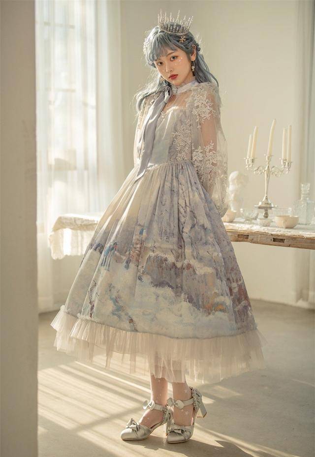 原创洛丽塔之高级灰系列优雅与时髦并存lo娘穿出满满好气质