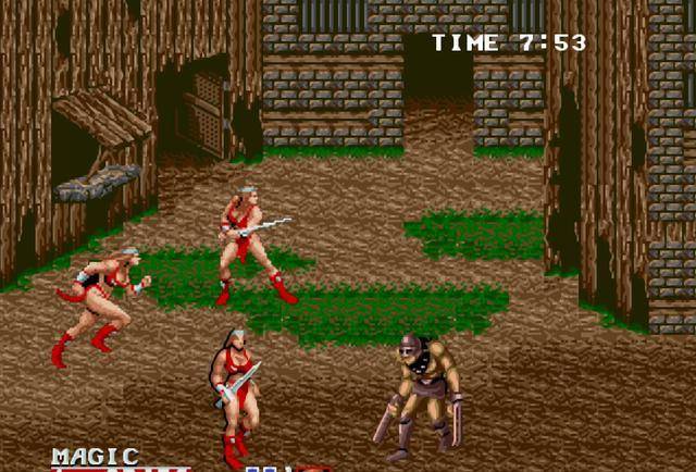 街机游戏《战斧》女主历代形象变化,穿得越来越少战斗力越来越强_玩家