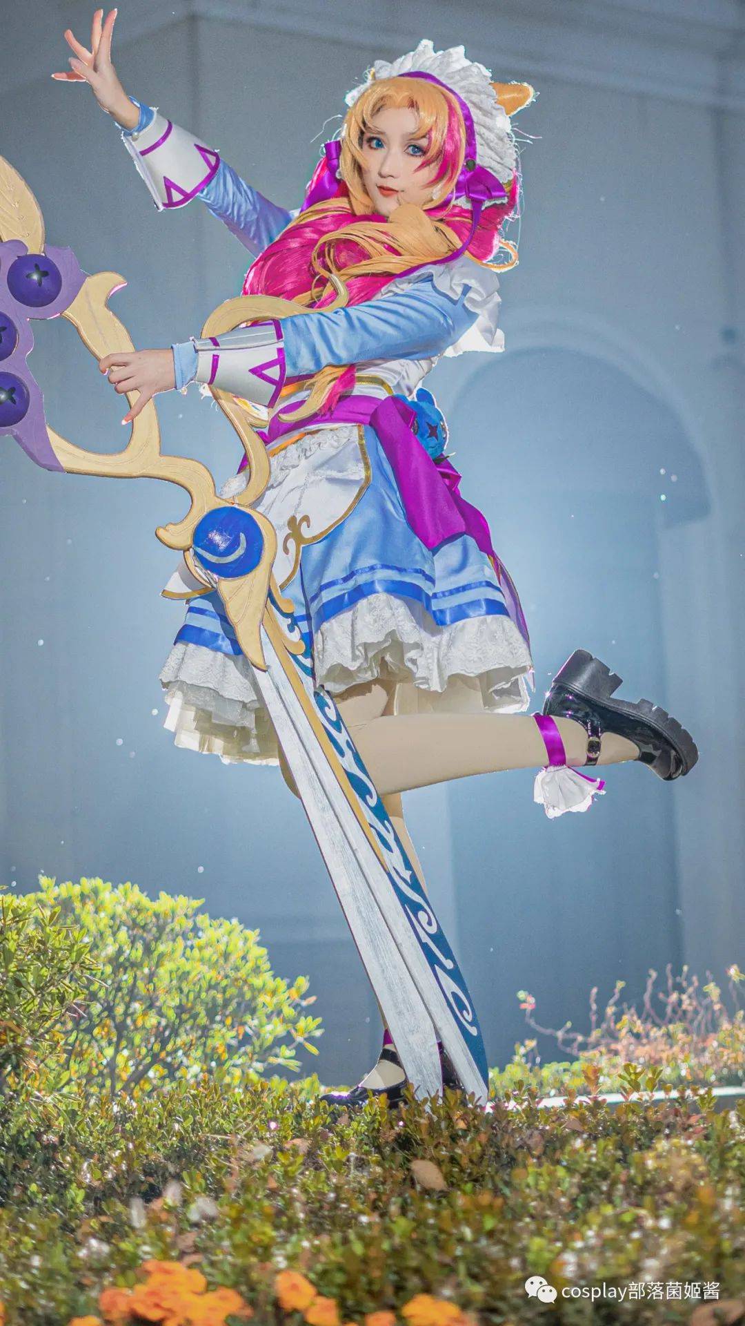 cos英雄联盟咖啡甜心皮肤格温cos正片67鱼紫