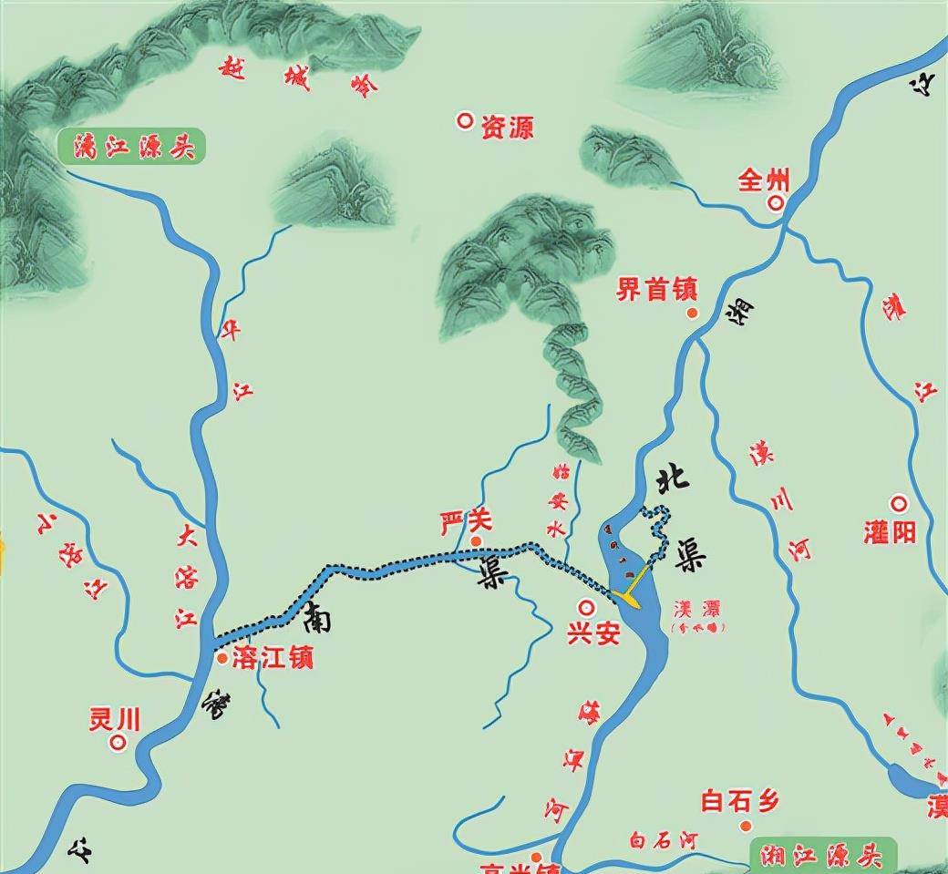 渠江水系图全图大图-千图网