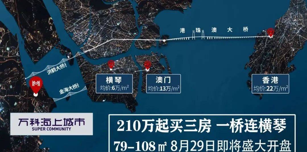 珠海金灣萬科海上城市最新更新介紹萬科海上城市官網發佈售樓中心電話