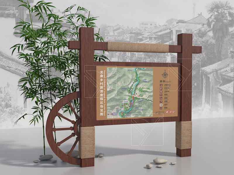 景区标识标牌的样式和摆放有讲究什么样的造型有助于内容的体现