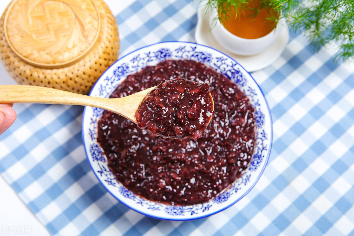 健胃紫米粥/ 食疗方推荐