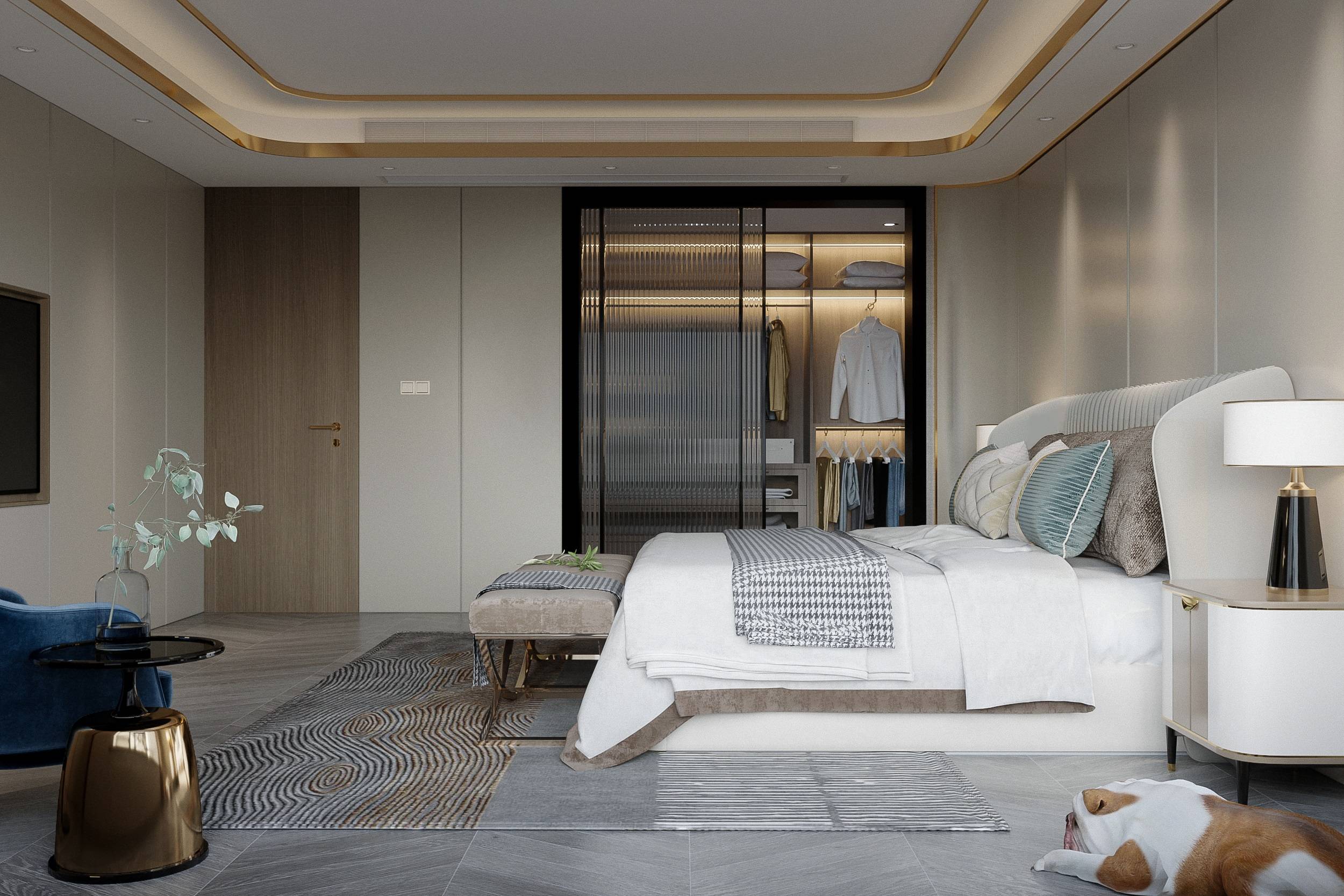 吉姆国际设计现代轻奢风格简约空间艺术