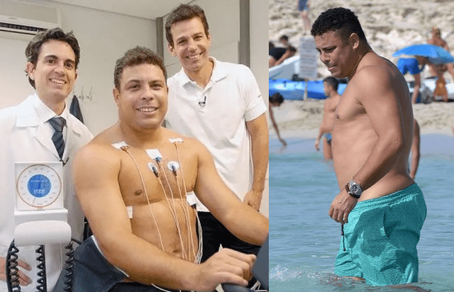 毕竟曾经的他身材特别的完美,有不少媒体认为大罗的身材都可以称之为