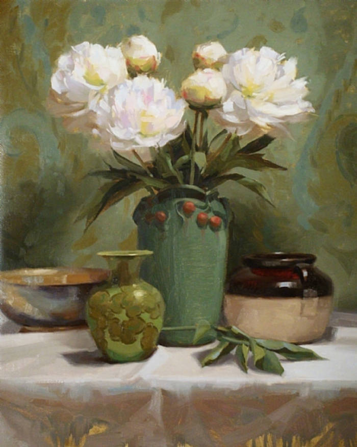 优雅传统的静物花卉油画，好看极了_搜狐网
