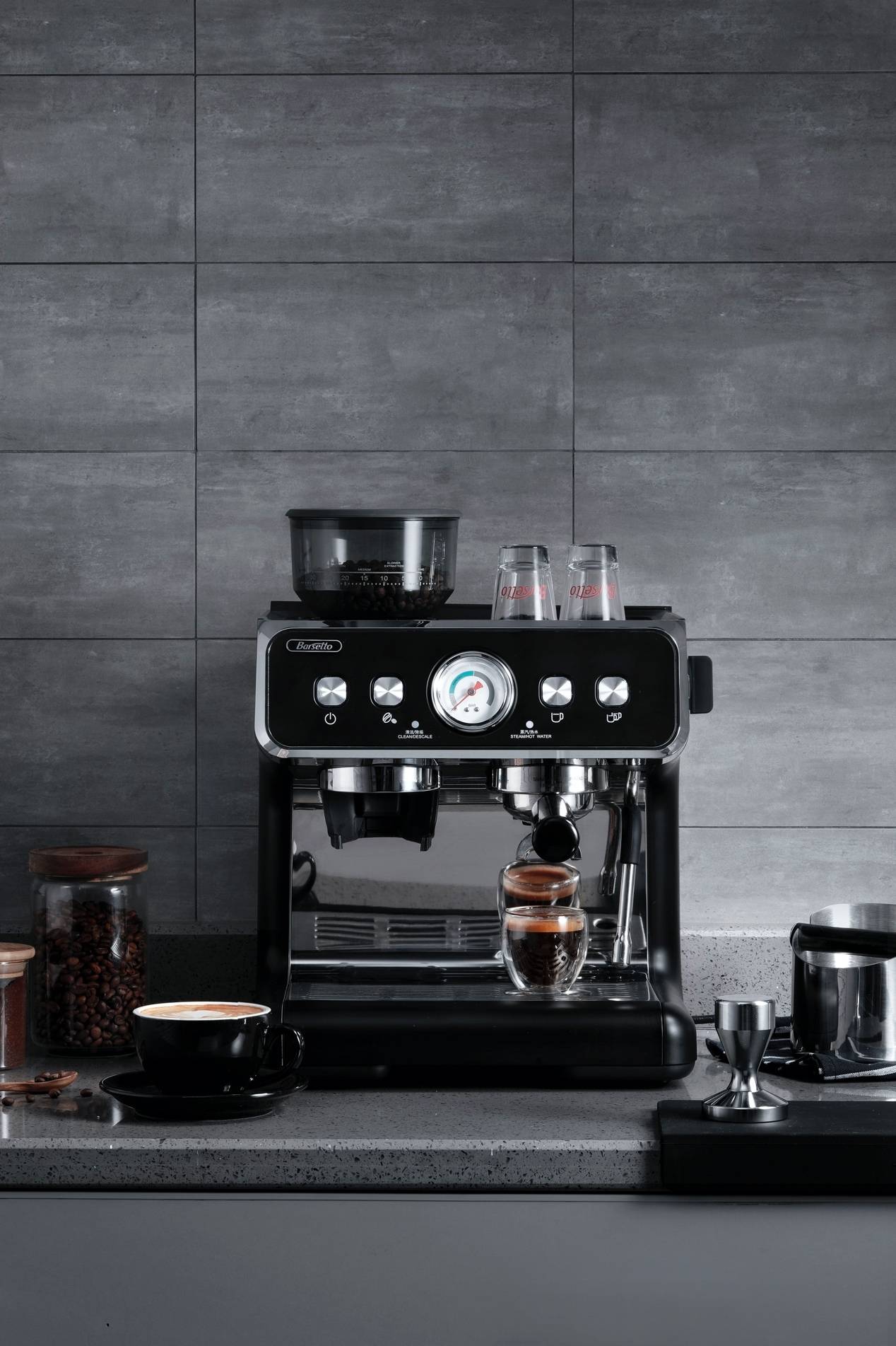 百胜图barsetto研磨一体咖啡机升级款助我实现咖啡自由