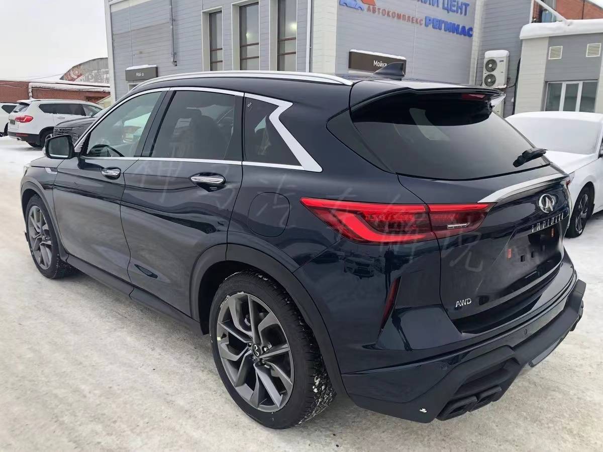 新款英菲尼迪qx50实拍四排气20t9at造型优雅又大气竞争x4