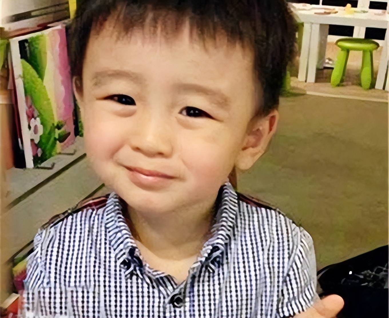 至于他的外貌,他很像他的二儿子谢振南小时候.