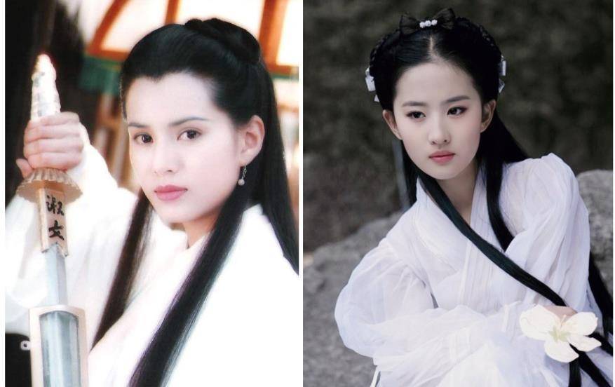 原创同样是演小龙女把李若彤和刘亦菲放一起对比差距就出来了