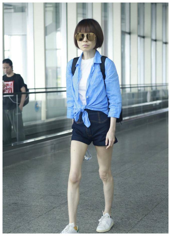 原创49岁陈鲁豫成瘦个子穿搭典范!