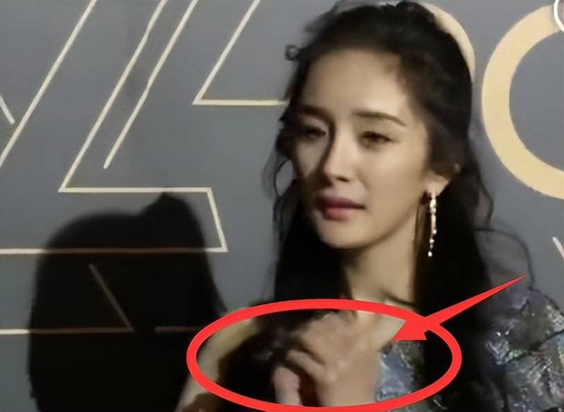 零下8度女星红毯:杨幂手冻黑靠哈气取暖拒受访,赵丽颖被冻出泪_穿着_