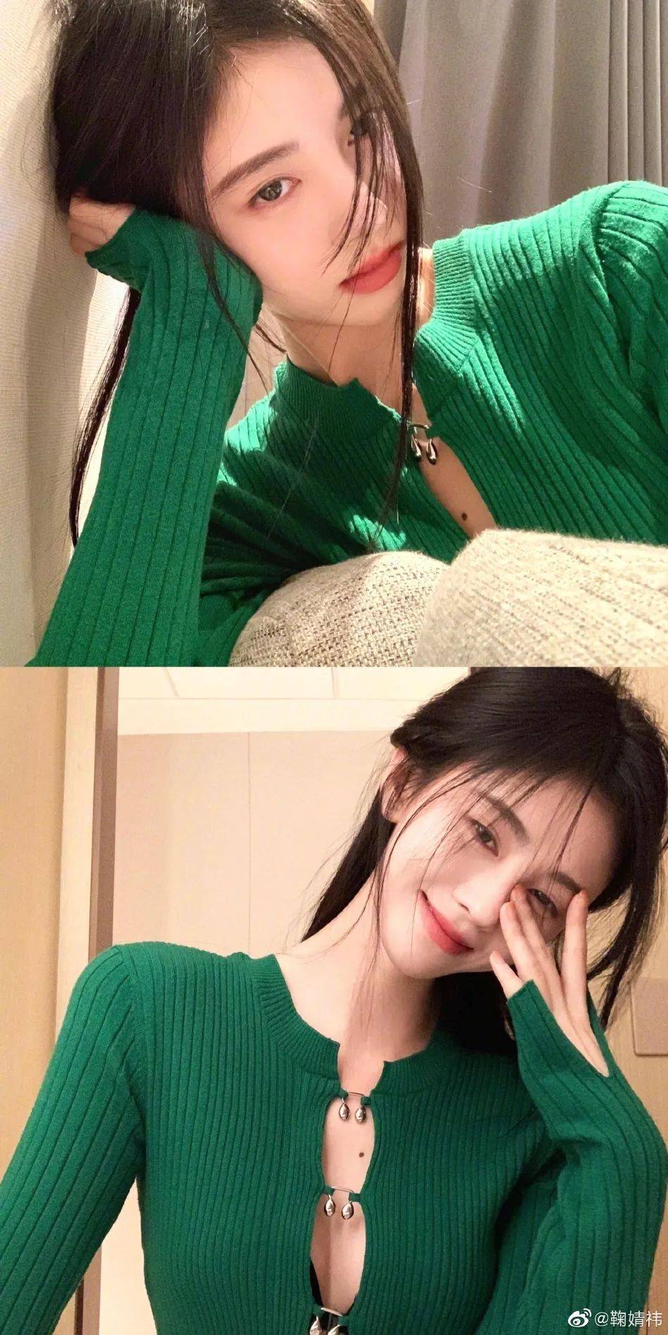 原创鞠婧祎甜美写真大秀白皙香肩雪肤玉貌太性感甜美