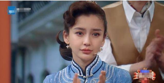 原创baby杨颖穿旗袍气质出挑网友却发现她的下巴居然变歪了