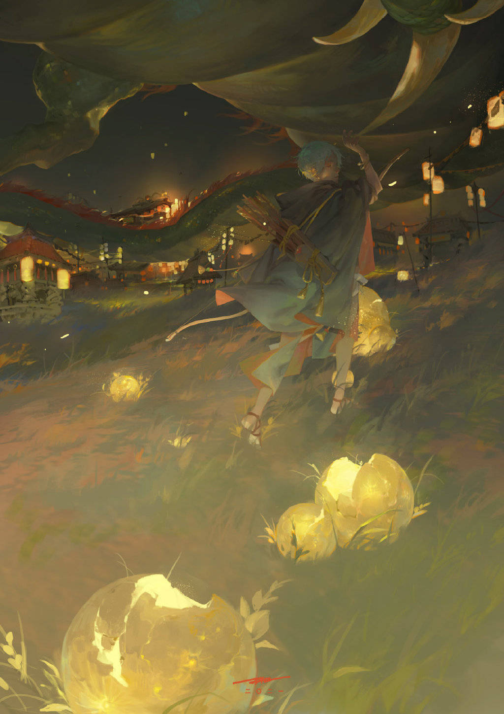 神秘色彩面纱下的东方美学,国风玄幻气息浓郁,美感瞬间拉满_插画_人物