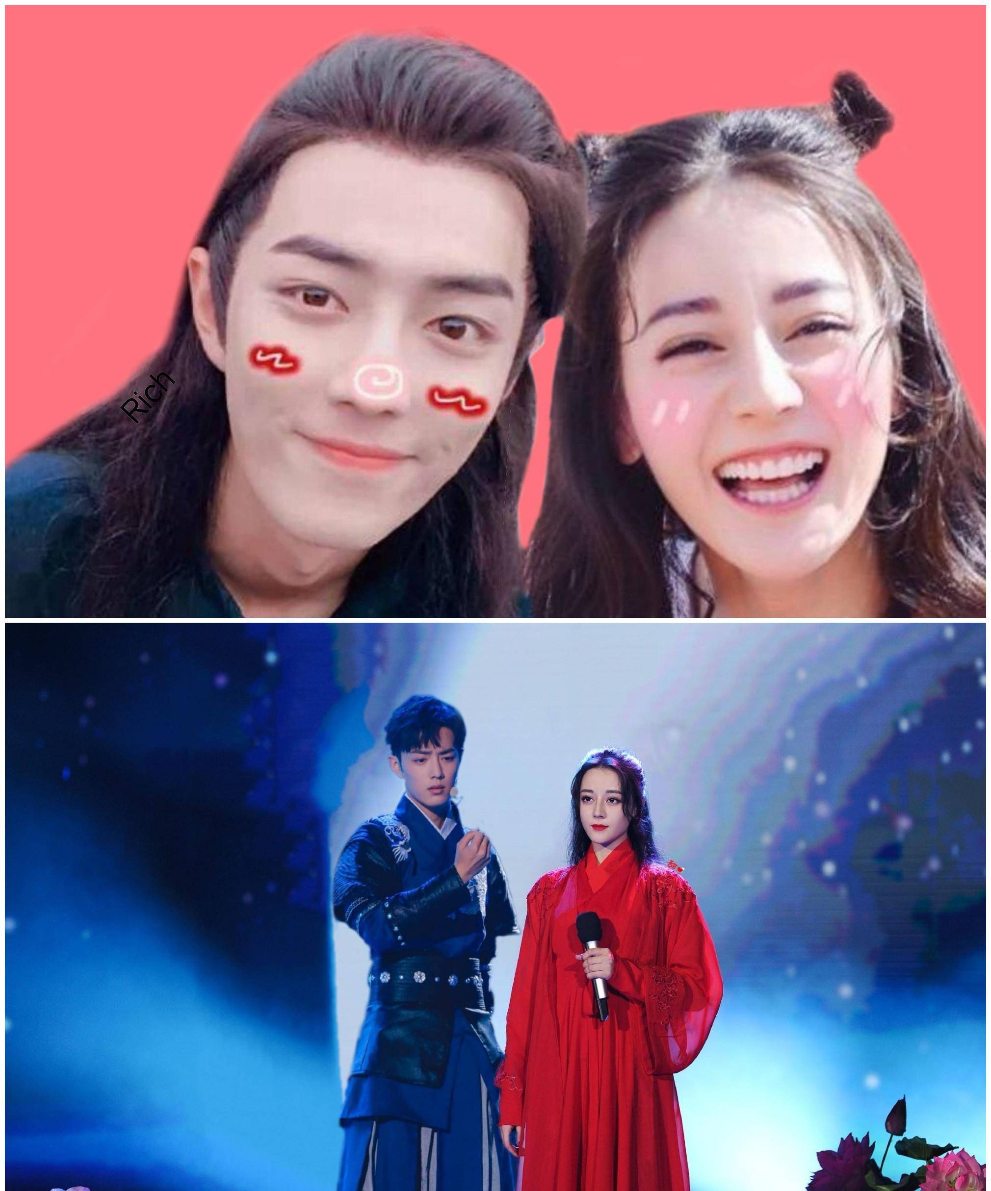 你只看到热巴肖战上台的避嫌,却没看到台上他俩偷偷相视甜蜜瞬间