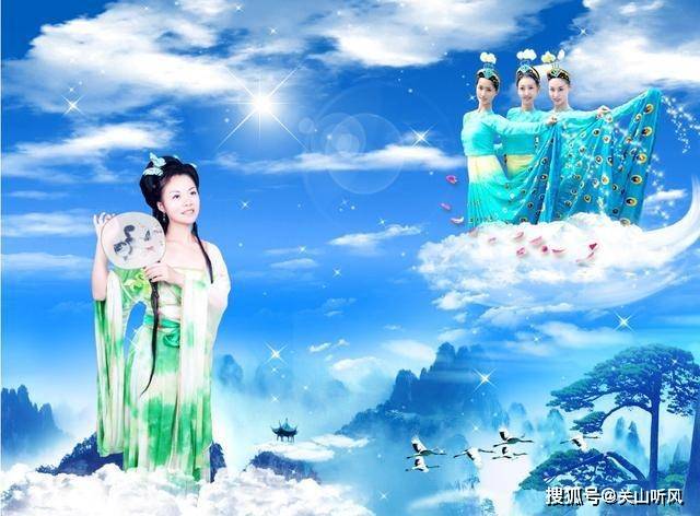 闭月羞花般的貌美妻子,以为自己是董永,槐荫树下遇到美丽的七仙女