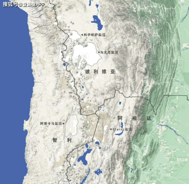 乌尤尼盐沼地图图片