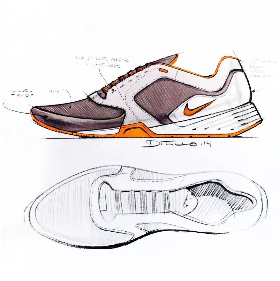 运动鞋120张工业设计手绘欣赏