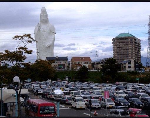 日本最大的观音像,白天庄严肃穆,晚上却吓得游客不敢出门_仙台_中国