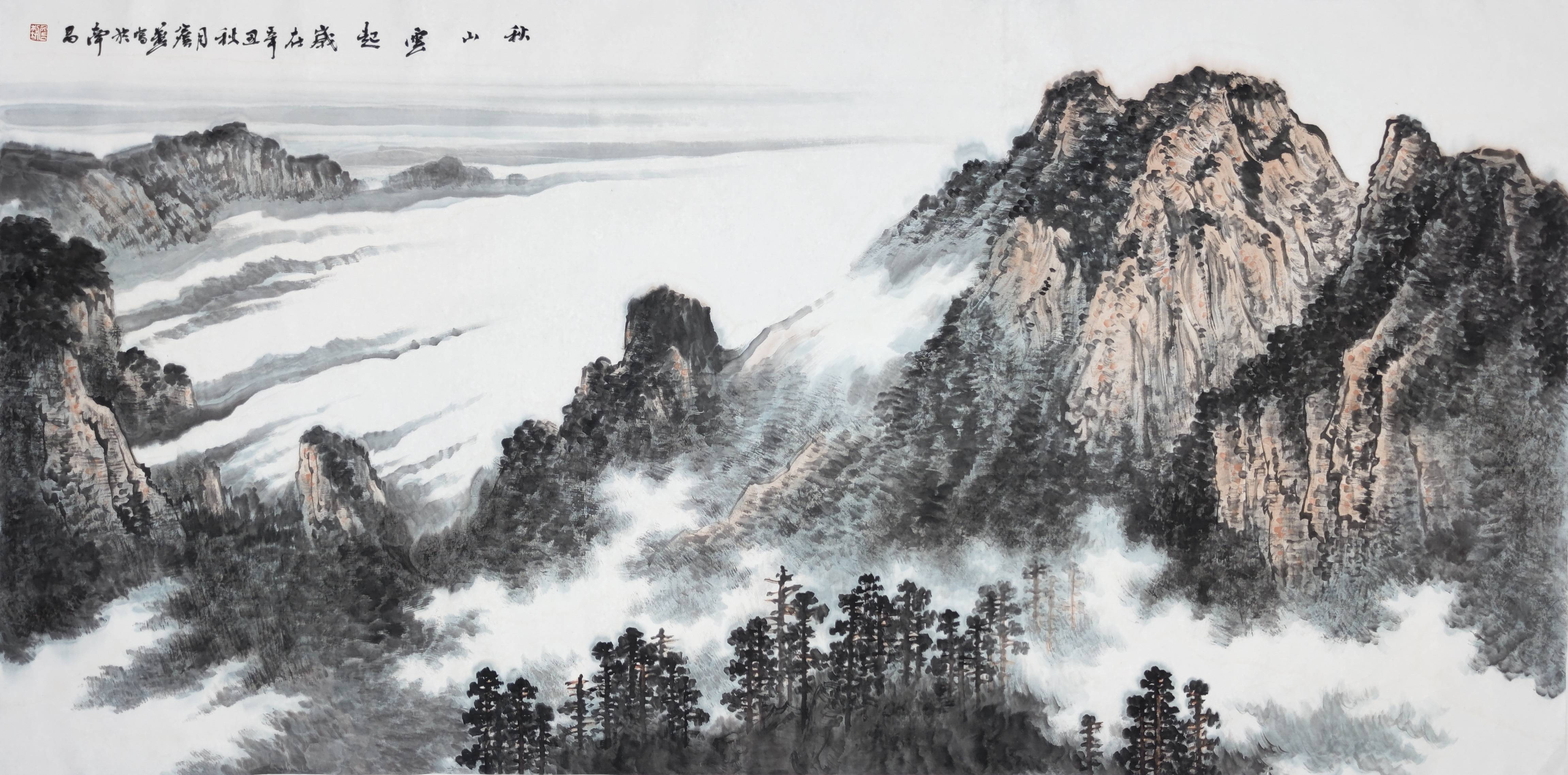 50岁詹艺在山水画界的逆袭