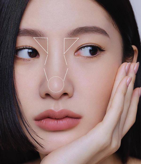 get"几何修鼻法",简单4步你也能拥有_鼻子_鼻头_鼻梁