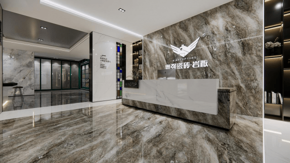 色泽,版面多样性,并以一石多面的设计引领;前台形象墙以极致简约的