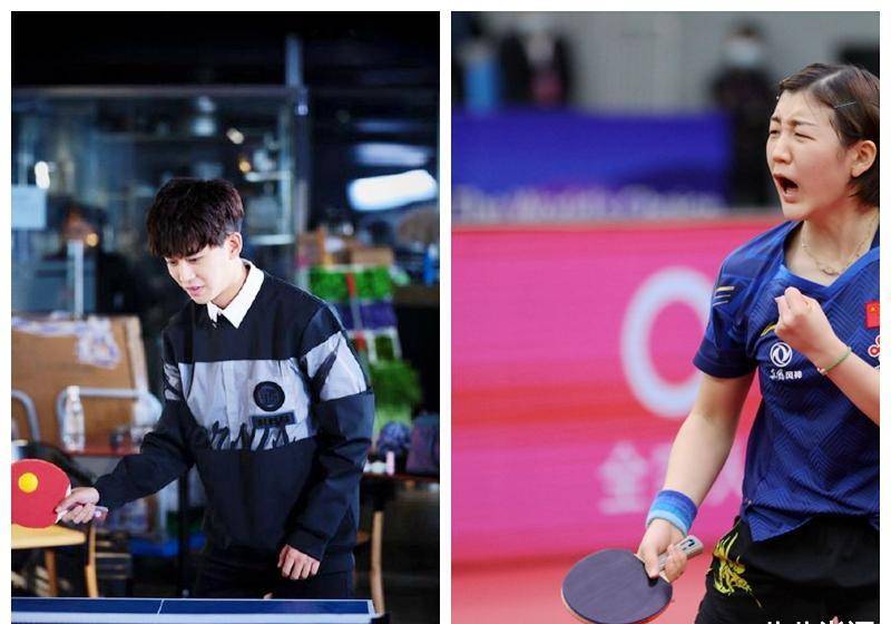 身份曝光不简单,是黄晓明表妹还是任嘉伦发小_乒乓球_金牌_女单