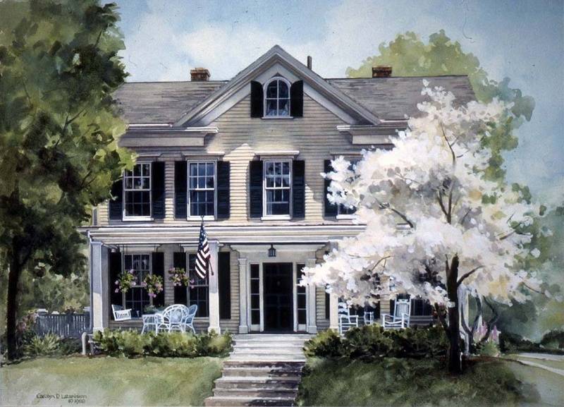 美国水彩画家 carolyn d. latanisio 绘画作品欣赏