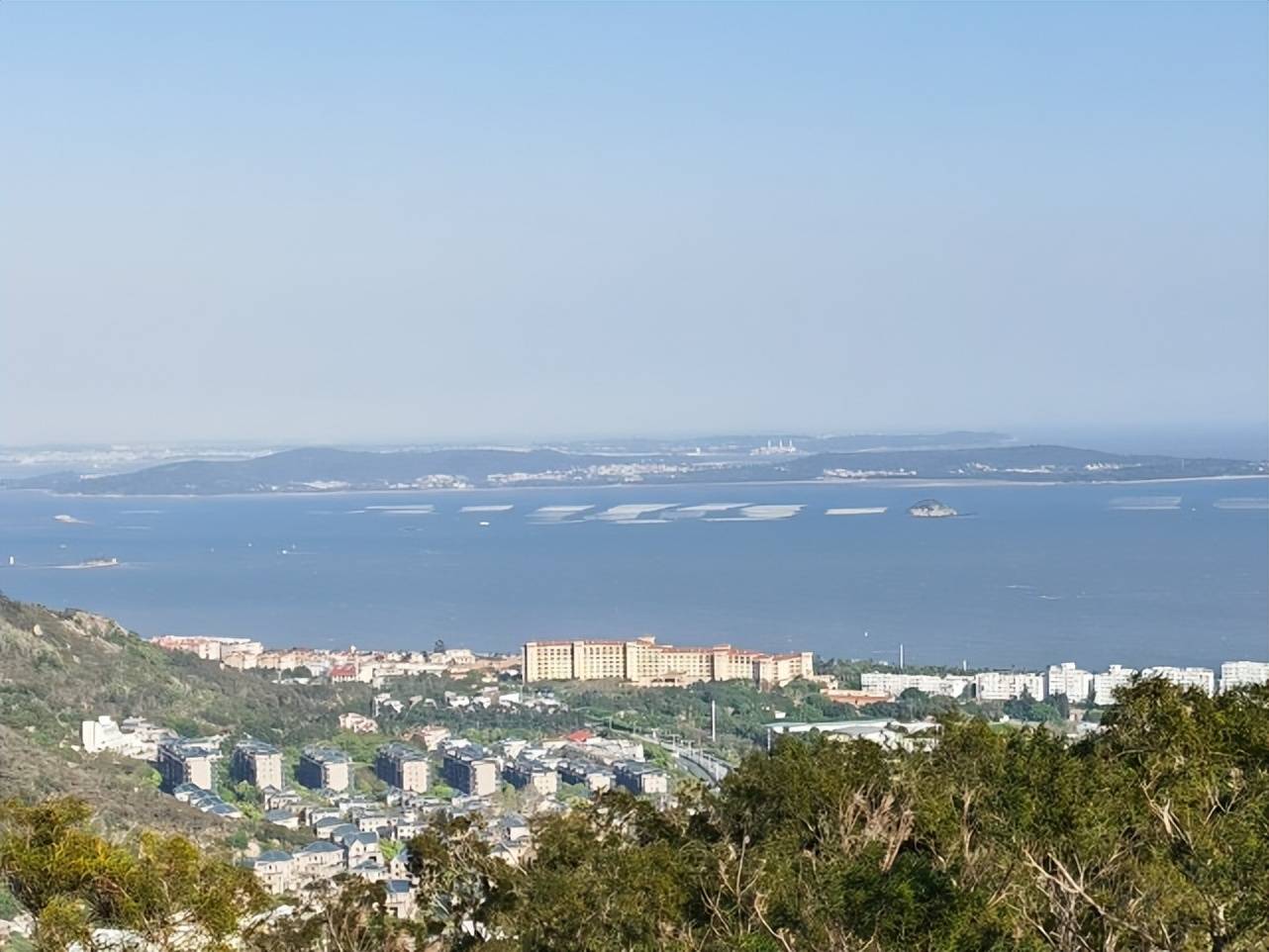 林海线上炮台观景台看金门岛林海线二期上的郑成功弈棋主题公园林海线