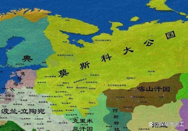 长见识了~俄罗斯人居然有亚洲血统?_金帐汗国_统治_国家