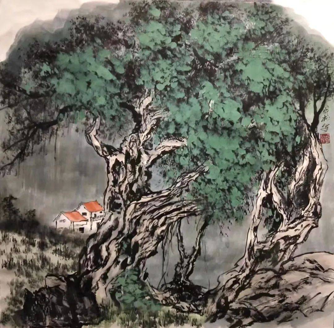 学画要能静下心来从基础练起张际才写意山水画线上交流群学员学画感想