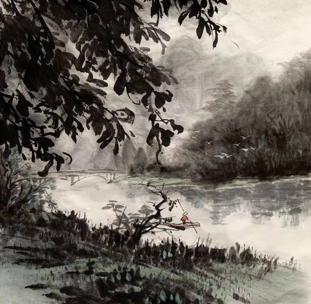 心动不如行动画起来才重要张际才写意山水画线上交流群学员学画感想之