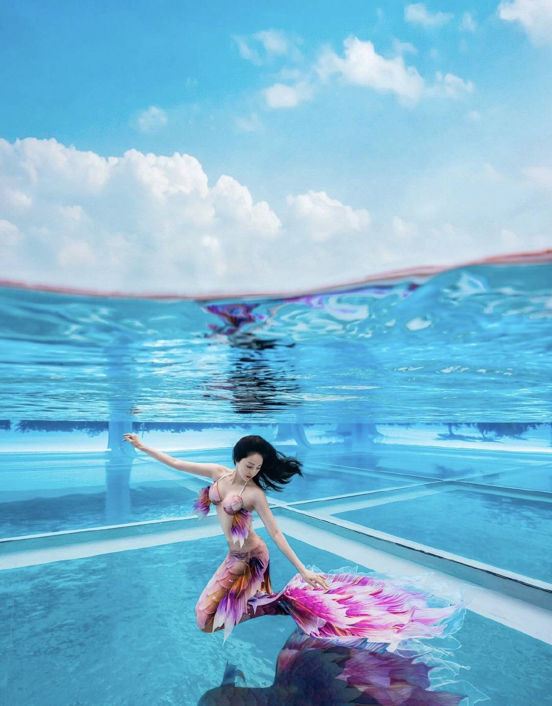 张慧雯董璇徐璐cos美人鱼,网友:徐璐的可塑性太强,楚楚惹人爱_身材