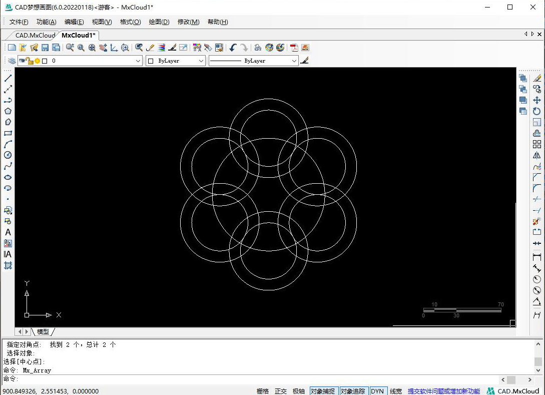 cad梅花阵列怎么画图片