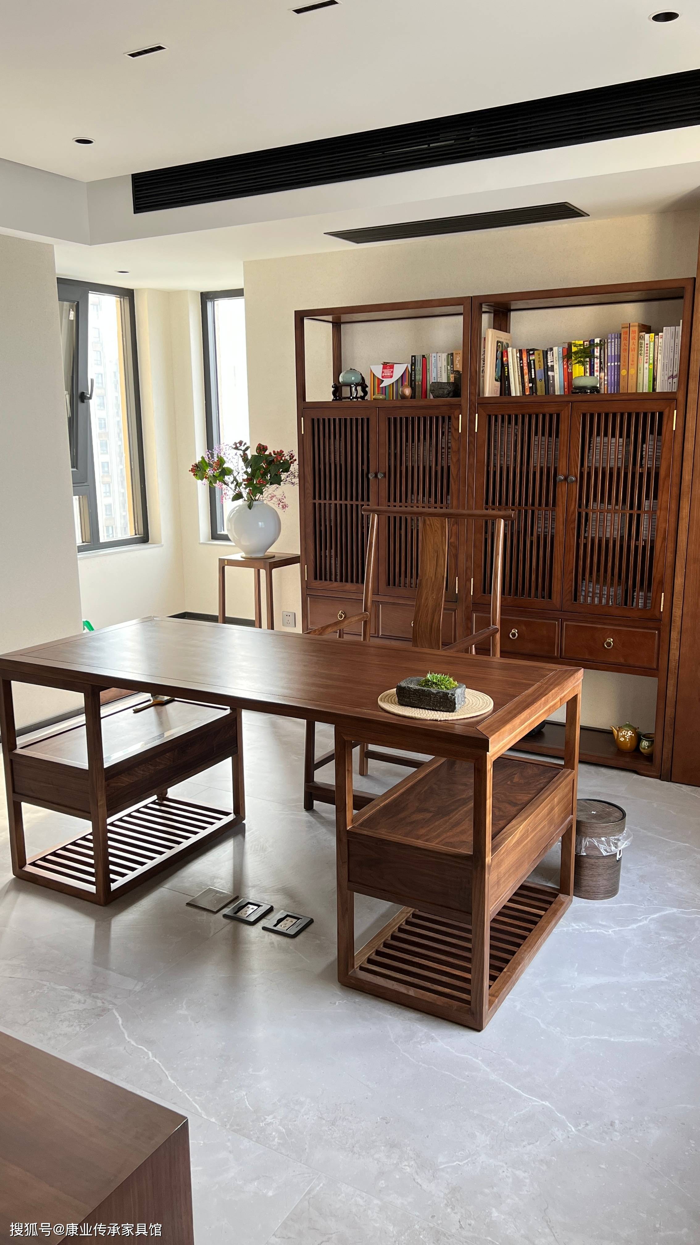 新中式书房设计腹有诗书气自华最是书香能致远