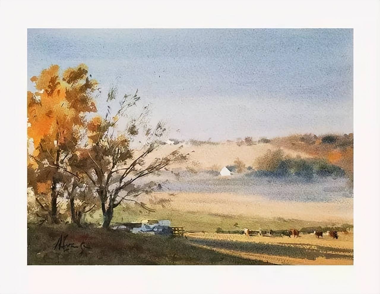 andy evansen(安迪)的水彩作品简约,明快,大气,非常有味道_美国_国际