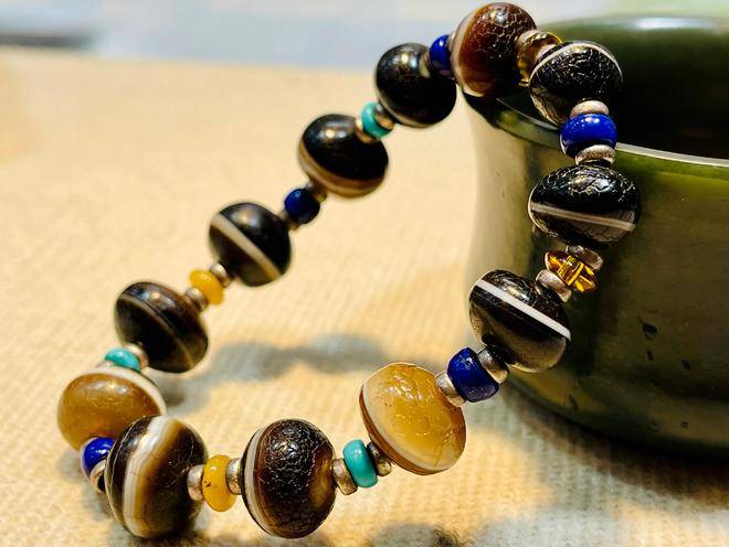 原创此物乃是真天珠一线药师玛瑙