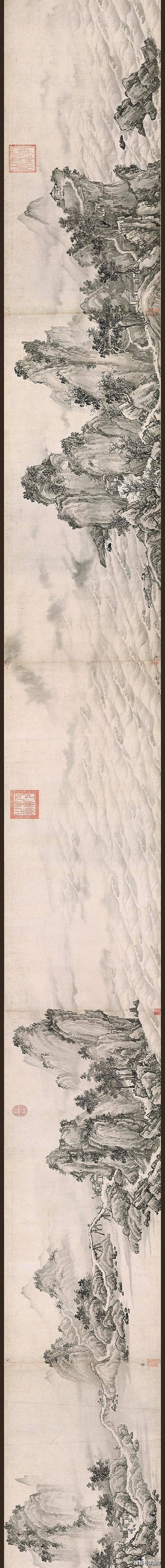 宋赵黻长江万里图