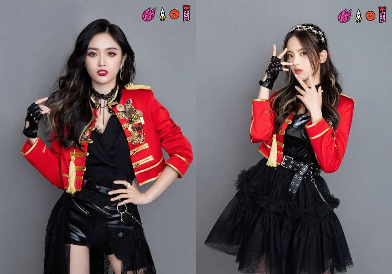 原创火箭少女618晚会变身美少女战士穿红色戎装代表月亮警察拯救你