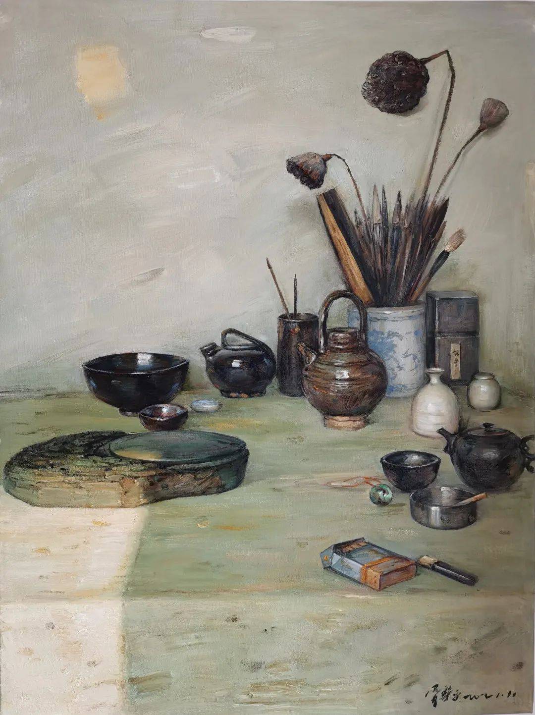 2022日本福冈亚洲艺术双年展:胥肇平_布面_油画_王家沟