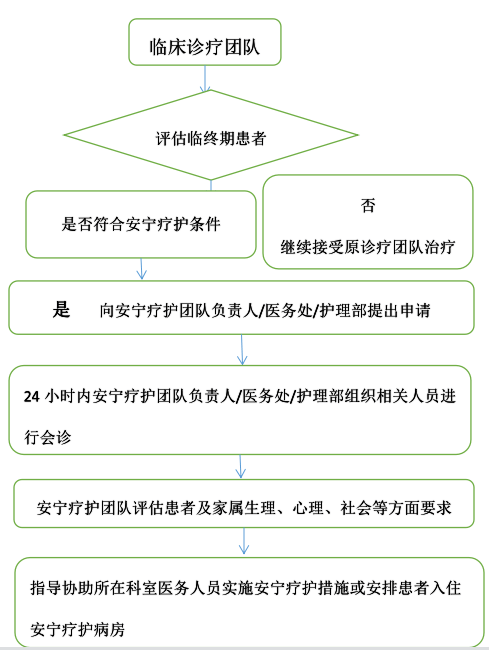 安宁疗护服务流程图图片